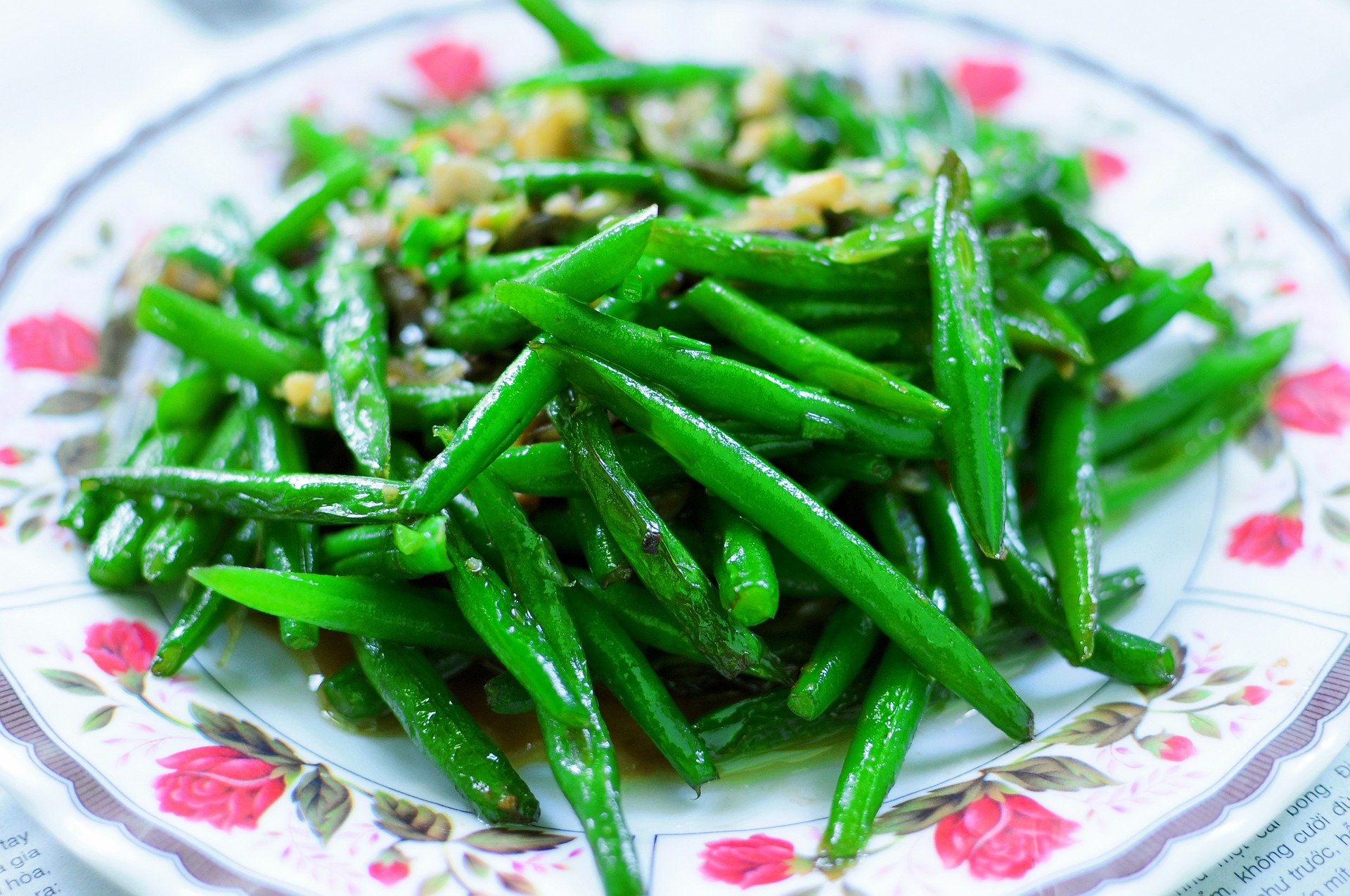 HARICOTS VERTS SAUTES AU BEURRE